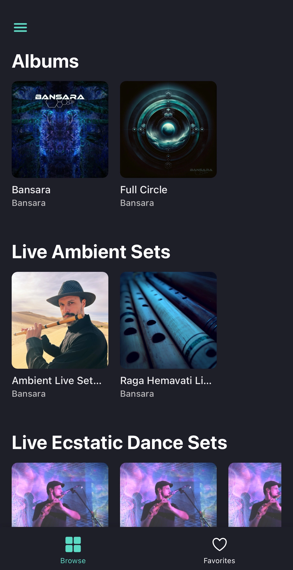bansara app screenshot